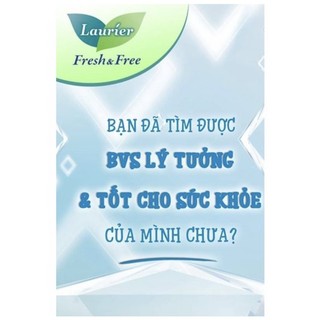 Băng vệ sinh Fresh&Free Laurier 20 miếng (mỏng cánh)