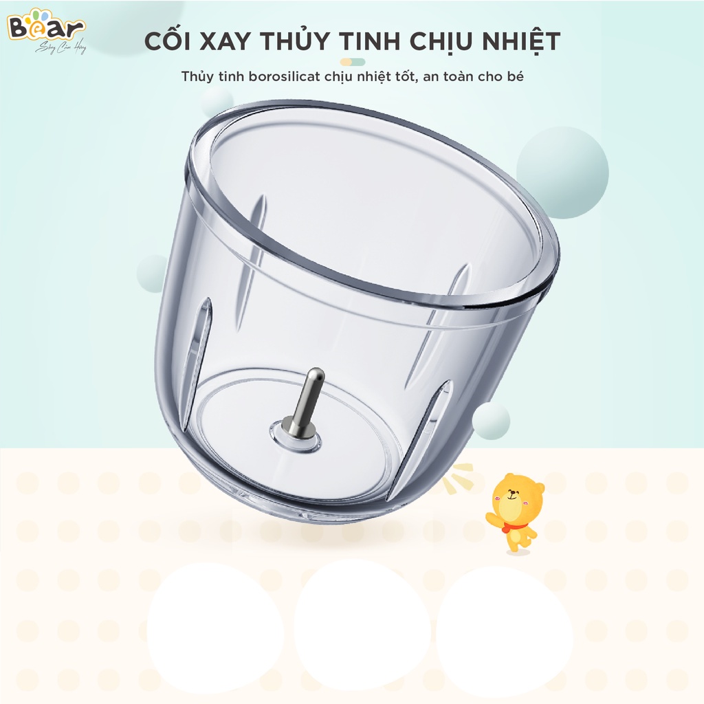 Phụ Kiện Cối Xay 0,6L, Lưỡi Xay, Thân Máy Máy Xay Ăn Dăm Bear GR-B06V1