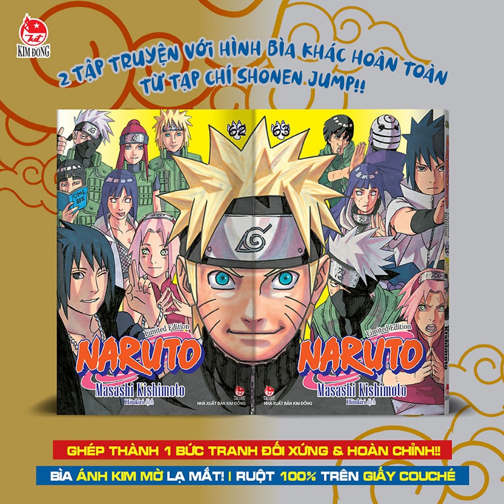 Naruto  - Tập 62 & 63 - Limited Edition Combo 2 Tập 62, 63