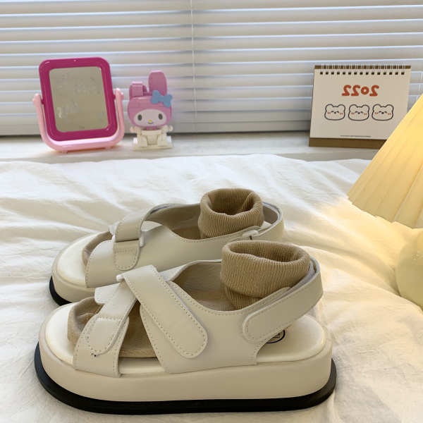 Sandal Quai Dán Đế Dày Thời Trang Mùa Hè Mới Cho Nữ