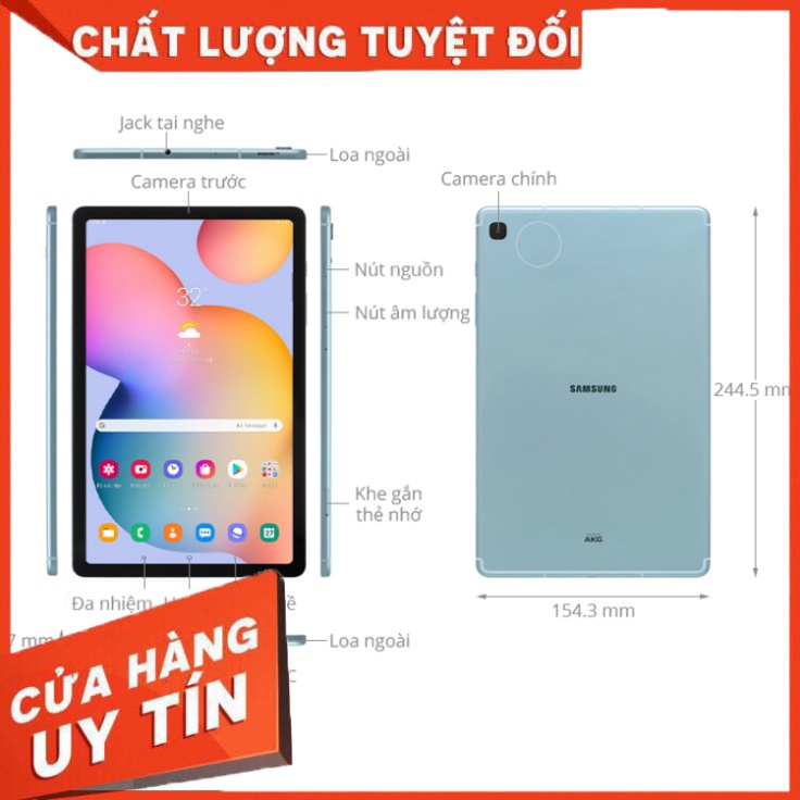 Máy tính bảng Samsung Galaxy Tab S6 Lite 2022