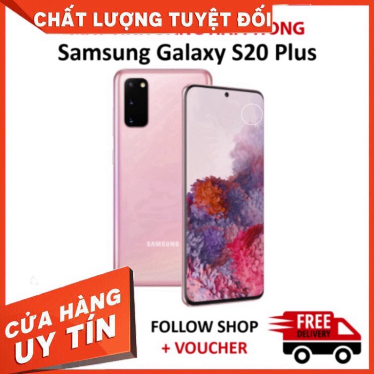 Điện thoại Samsung Galaxy S20+ ram 8/128GB,màn 6.67'' 120Hz thiết kế cao cấp