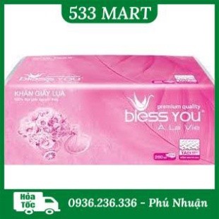 Khăn giấy rút Bless you 250 tờ