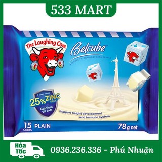 Phô mai vuông Belcube 15 viên 78g