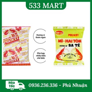 Mì sa tế tôm Miliket giấy gói 65g