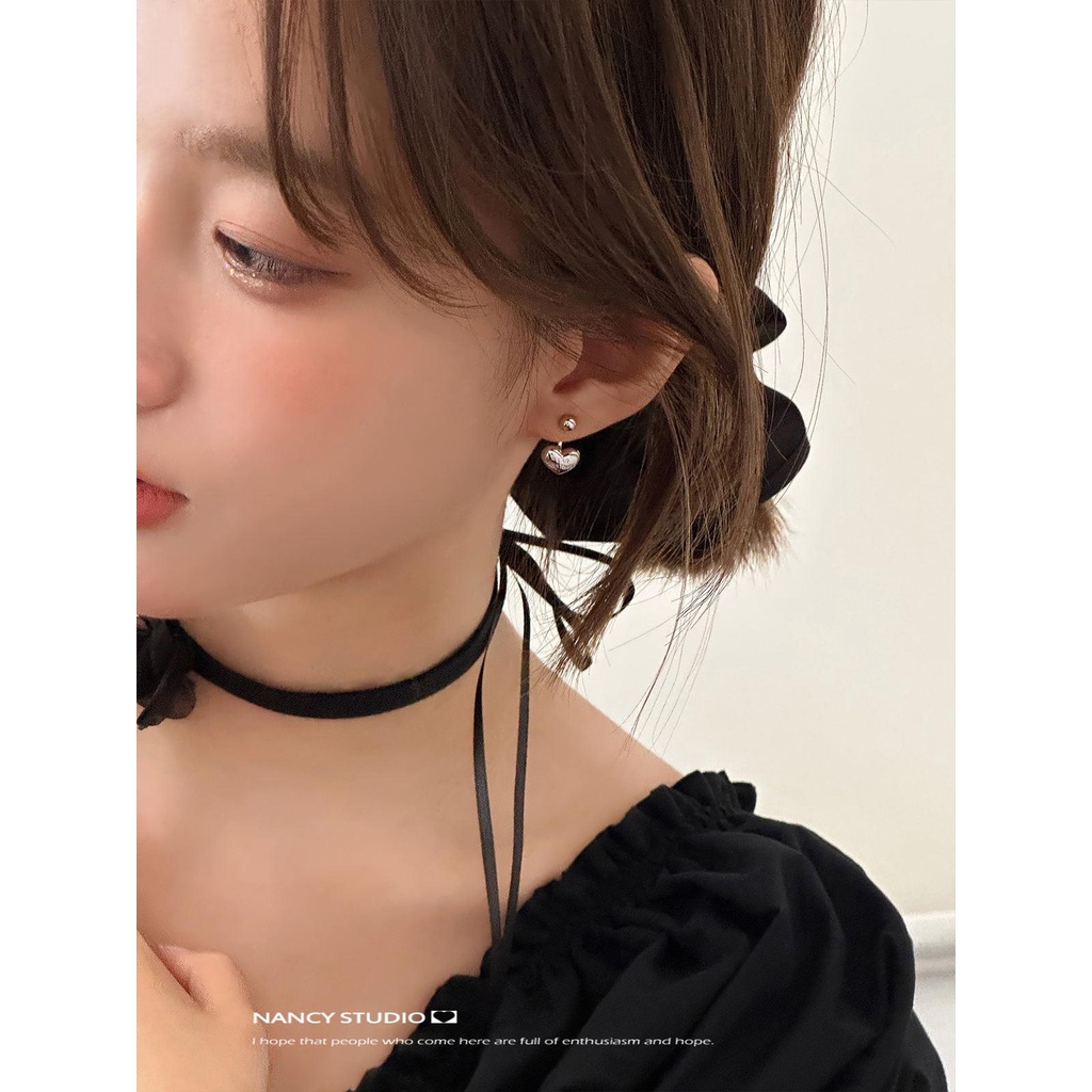 Love niche Khuyên Tai Bạc sterling Cao Cấp Thiết Kế Treo Sau Phong Cách Mới 2023 Bán Chạy Dành Cho Bạn Nữ