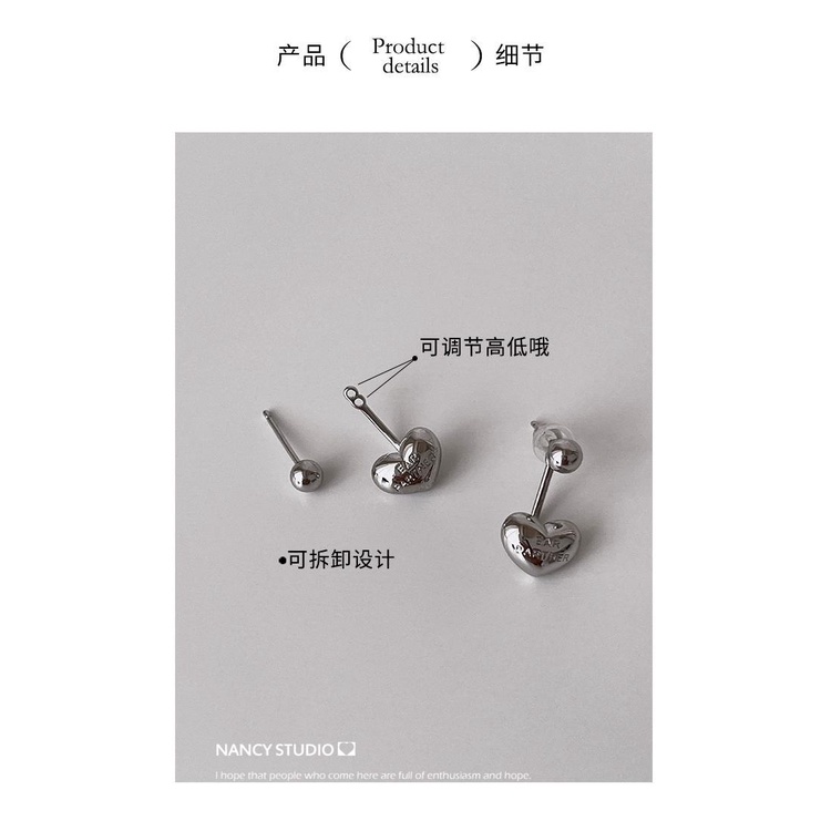 Love niche Khuyên Tai Bạc sterling Cao Cấp Thiết Kế Treo Sau Phong Cách Mới 2023 Bán Chạy Dành Cho Bạn Nữ