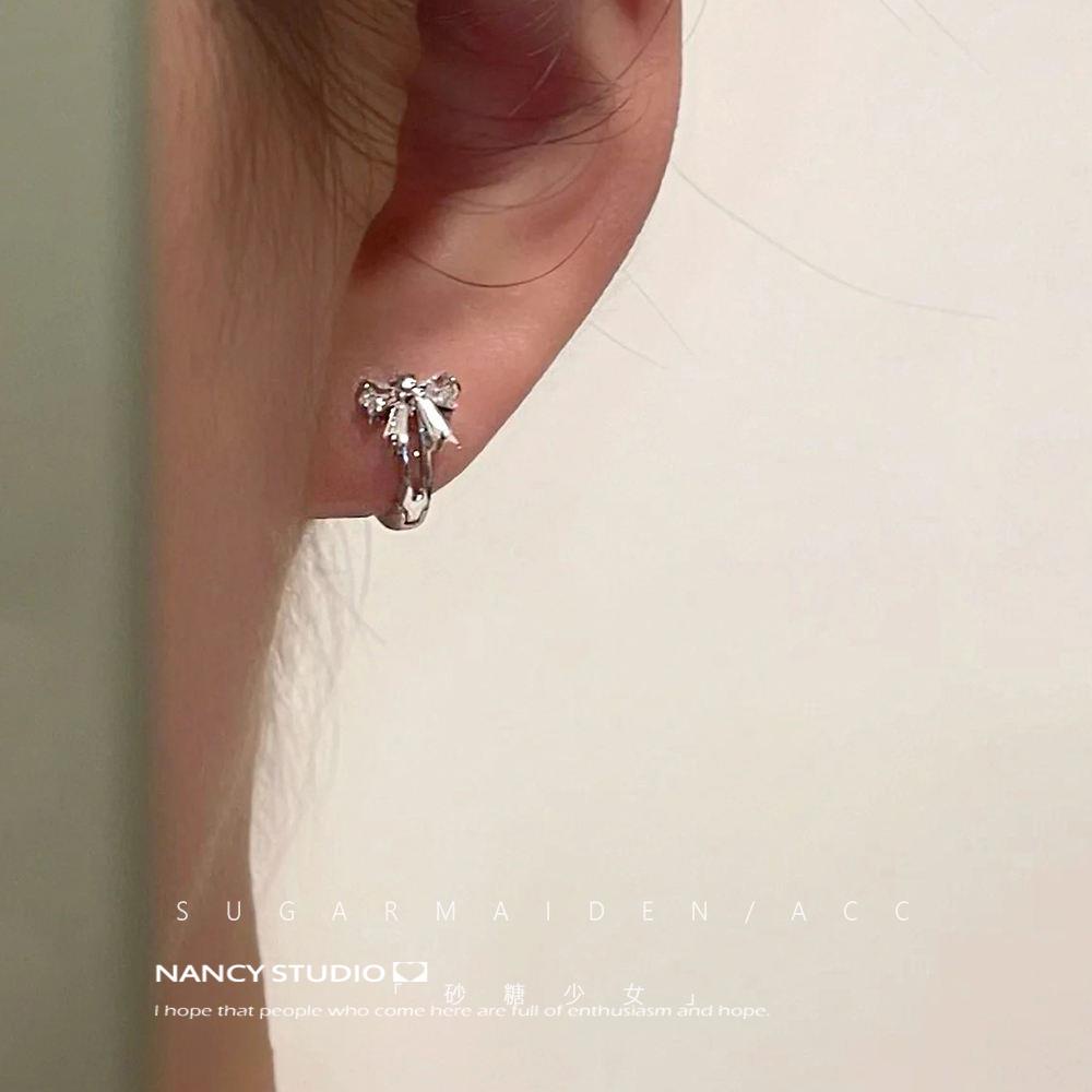 Niche Khuyên Tai Nhỏ Đơn Giản Thanh Lịch Phong Cách Nhật Bản Cho Nữ