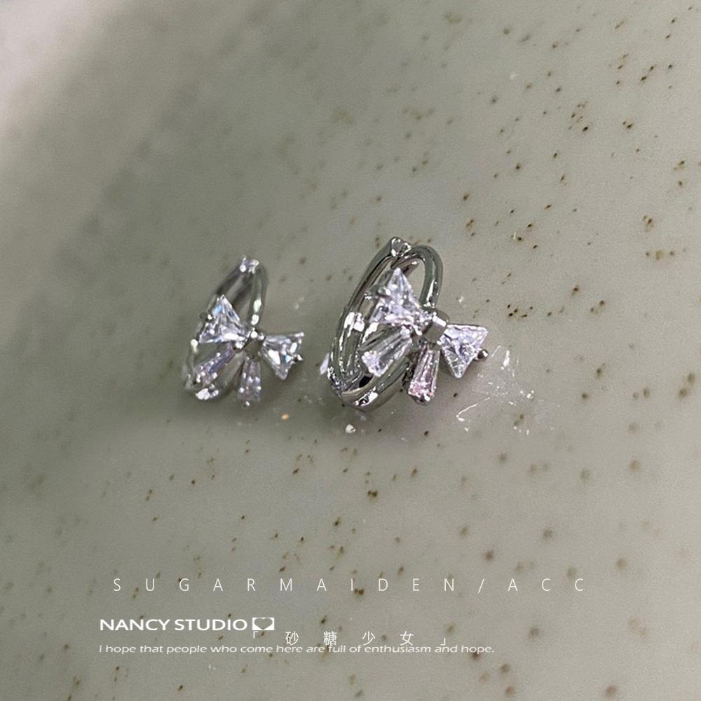 Niche Khuyên Tai Nhỏ Đơn Giản Thanh Lịch Phong Cách Nhật Bản Cho Nữ