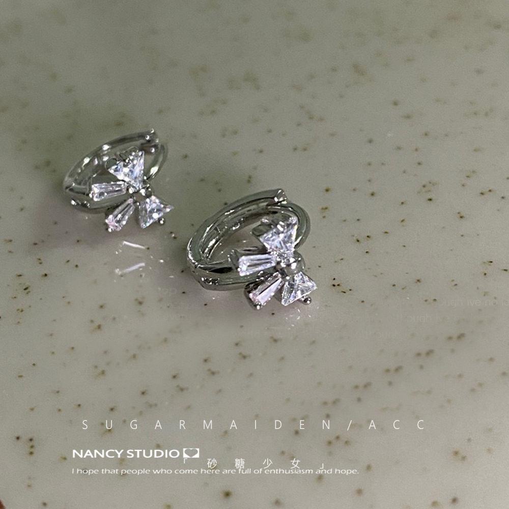 Niche Khuyên Tai Nhỏ Đơn Giản Thanh Lịch Phong Cách Nhật Bản Cho Nữ