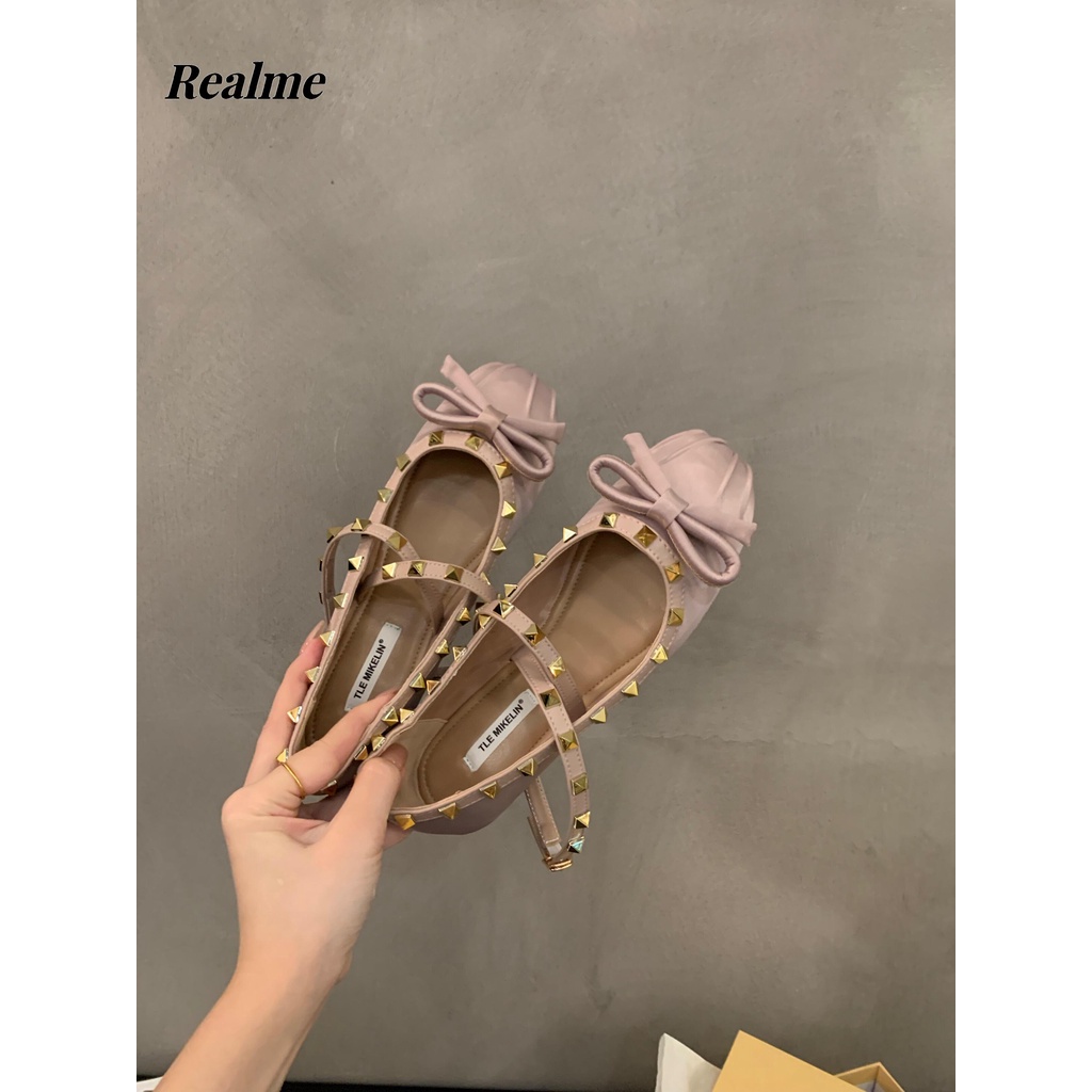 Niche Giày Búp Bê Đế Mềm Thời Trang Mùa Hè Pháp 2023 Dành Cho Nữ
