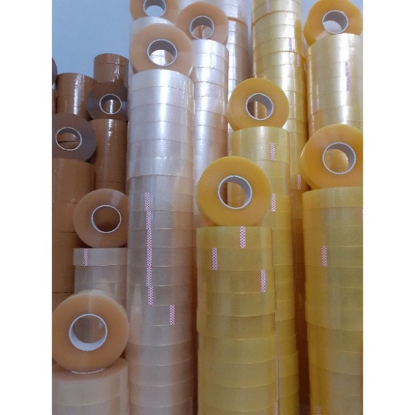 6 cuộn 1kg băng dính lõi nhựa 2.4