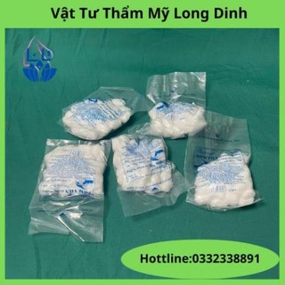 Túi 50 gói Bông gòn viên Bảo Thạch tiệt trùng từng gói 10gr