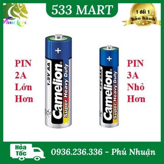 Vỉ 2 viên pin tiểu aaa camelion super heavy duty battery 1.5v