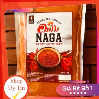 ỚT BỘT CAO CẤP NAGA TẠO CẤP ĐỘ MÌ CAY (GÓI 1KG)