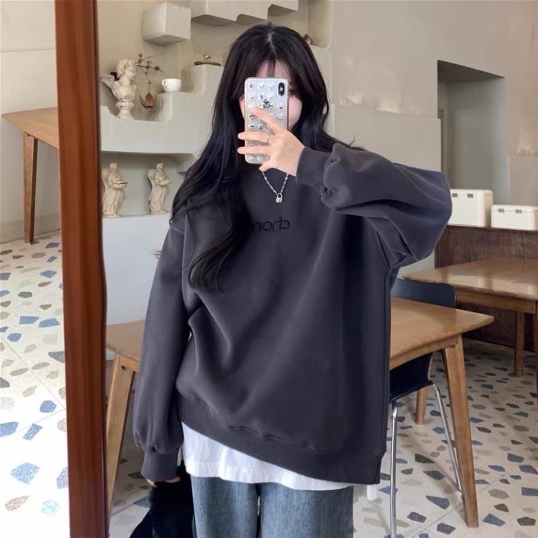 Áo Nỉ Sweater CHONCE Tay Bồng Form Rộng Nam Nữ Unisex