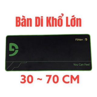 Bàn Di Chuột, Lót Phím Chuột, pad mouse Cỡ Lớn 70x30 80x30 Fuhlen chống trơn bám mặt bàn vệ sinh siêu dễ, hình thức đẹp.