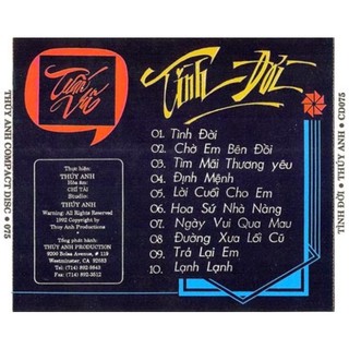 Đĩa cd 2515.tacd075-tuan vu-tinh doi chất lượng cao