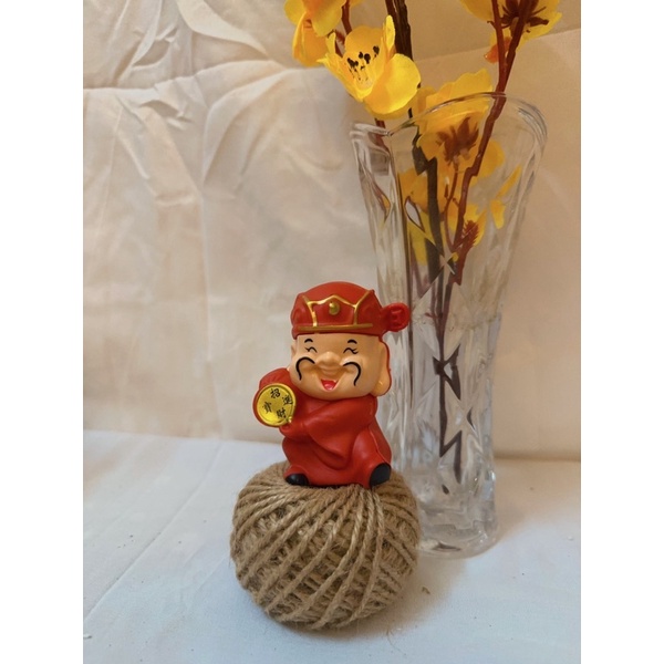 Mèo Thần Tài Vẫy Tay,Ông Thần Tài Vàng May Mắn Trang Trí Bánh Kem, tháp oản, tháp bia..