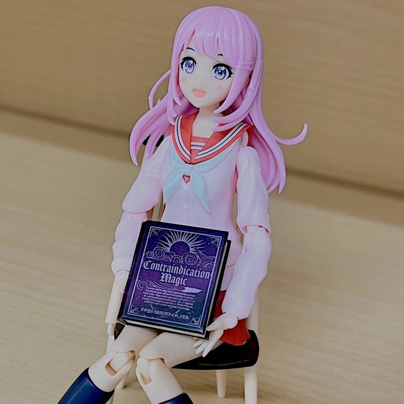 Đồ Chơi Mô Hình Cuốn Sách Và Kệ Sách Thần Kỳ mini Dễ Phối Đồ Dùng Cho Bé