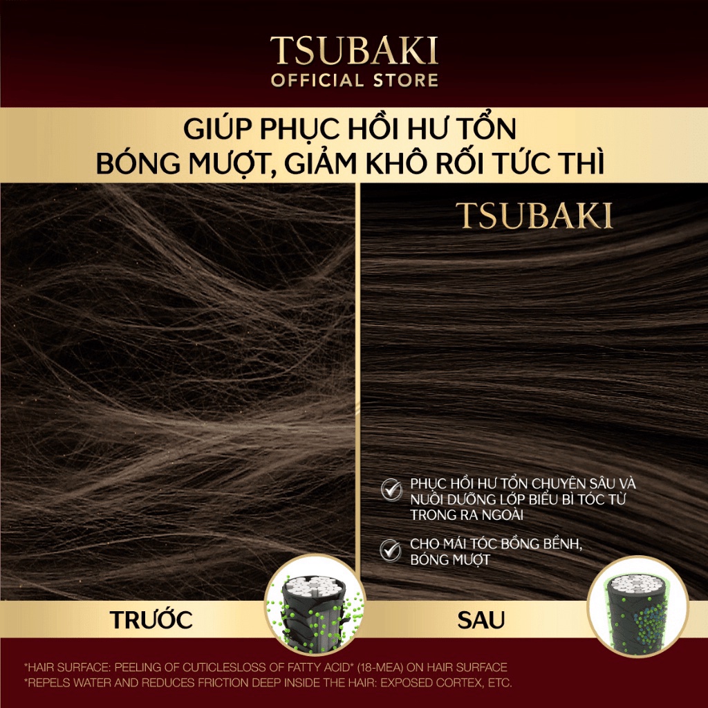 Kem Xả Cao Cấp TSUBAKI Premium Treatment 180g  Sản phẩm chính hãng
