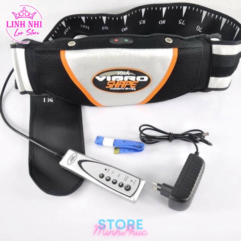 Đai Massage Giảm Mỡ Bụng - Máy Rung Giảm Mỡ Toàn Thân Hiệu Quả - Linh Nhi Lux Store