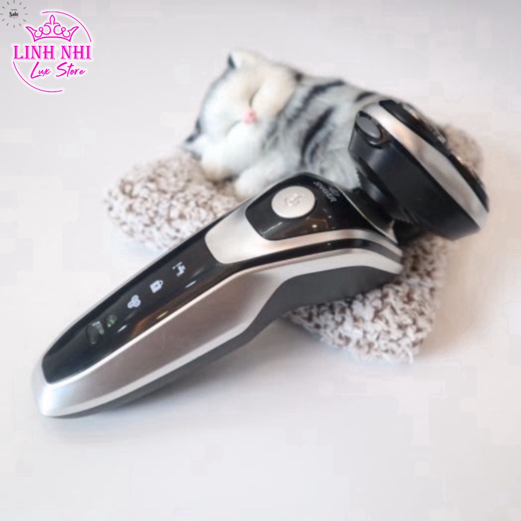 Máy cạo râu SK1588 3 in 1 thông minh, chống nước cao cấp - Cạo sạch râu, lông mũi, lông chân - Linh Nhi Lux Store