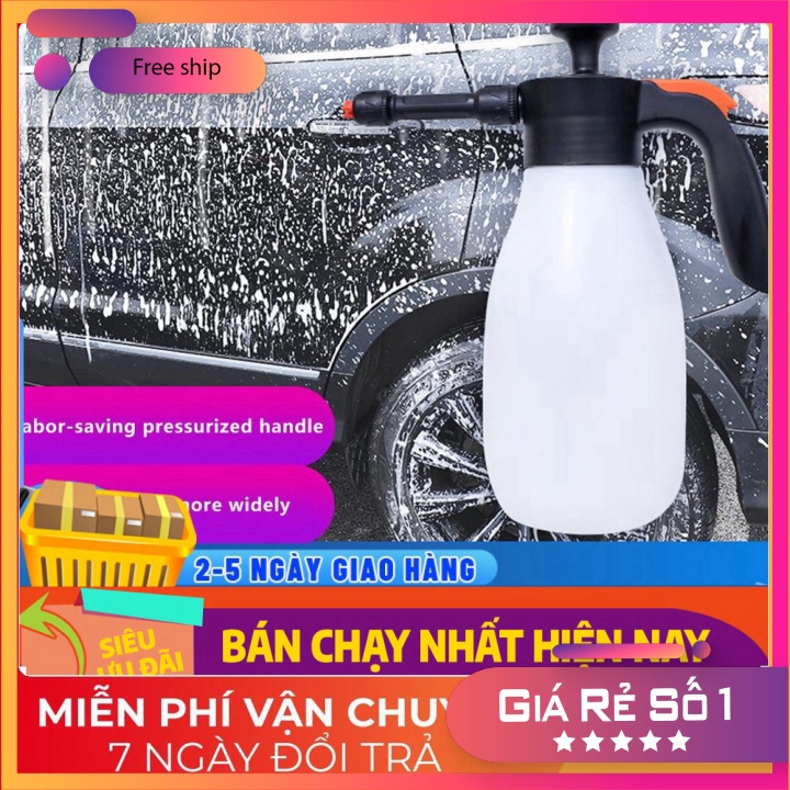 Mới nhất -  RẺ Bình xịt bọt tuyết rửa xe áp lực cao 1.5L / 2L, bình xịt rửa xe, bình xịt tạo bọt tuyết vệ sinh - Hàng ch