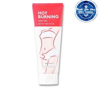 Kem tan mỡ Missha Hot Burning Perfect Body Gel Hàn Quốc 200ml