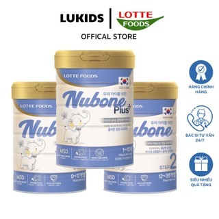 Sữa bột Nubone Step 1, Step 2, Nubone Plus+ hộp 750gr, Sữa cao năng lượng giúp trẻ tăng cân