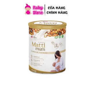  Sữa hạt lợi sữa Matti Mum lon 650g - Sữa về nhiều dinh dưỡng cao 