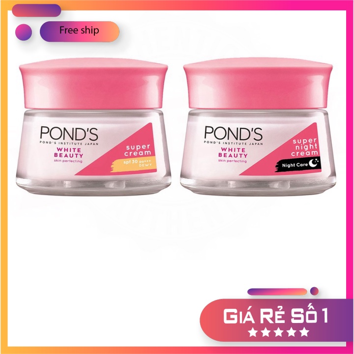 Kem Dưỡng Da Pond's Sáng Hồng Rạng Rỡ White Beauty Super Cream 50g