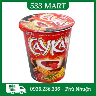 Mì ly CayKay hương vị bò/ vị kim chi 66g