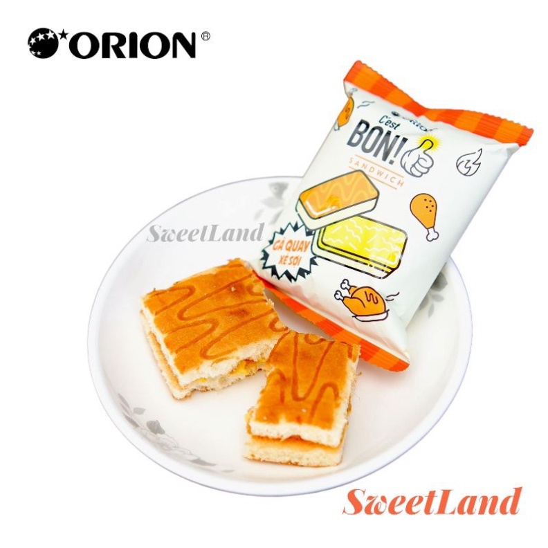 Bánh sandwich Orion Bon! gà quay xé sợi gói 150g