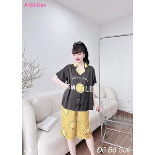 Pijama Nữ Lụa Cao Cấp Lửng A183 - Đồ Bộ Suli