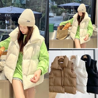 Áo Khoác Phao Ghi Lê Nữ áo khoác phao ấm áp phong cách Hàn Quốc