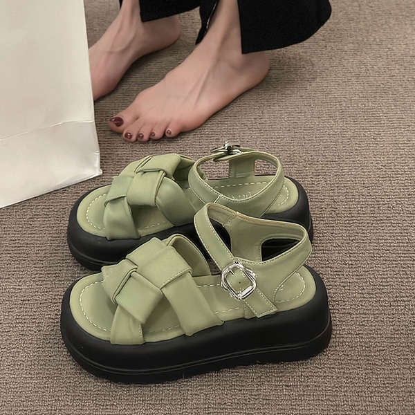 Giày Sandal Đế Dày Thời Trang 2023 Cho Nữ