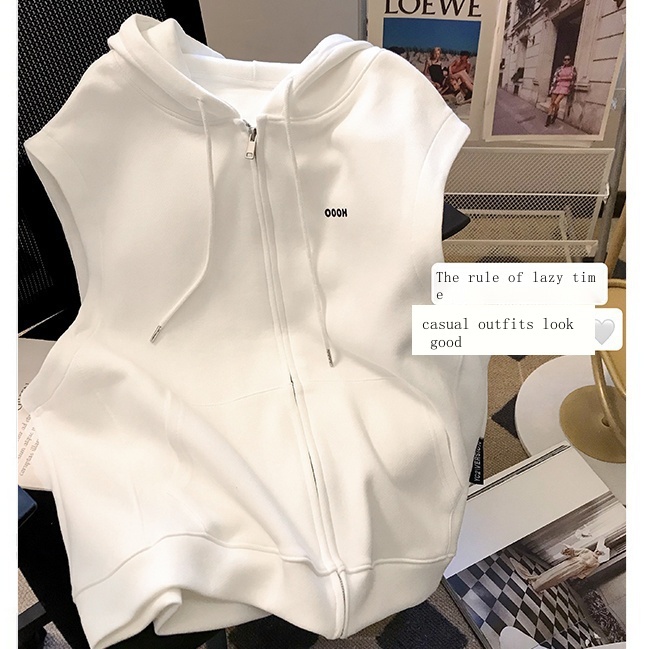 Hàng Có Sẵn!Áo sweater Sát Nách Màu Trơn Thời Trang Hè Thu 2023 Cho Cặp Đôi