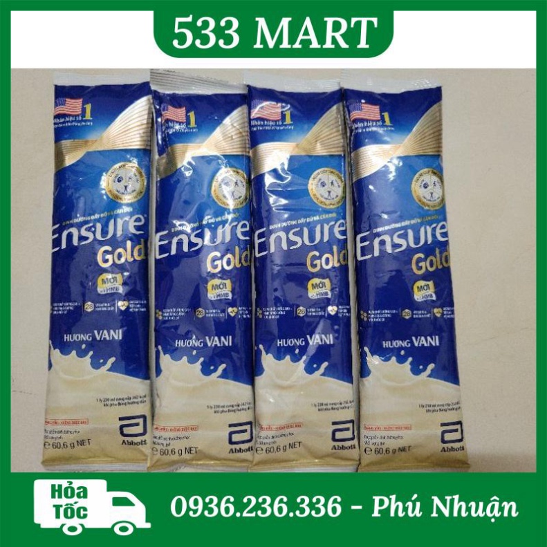 SỮA GÓI ENSURE GOLD DẠNG GÓI 60,6g