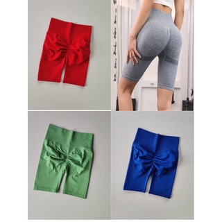 Quần lửng ngố chun mông QC tập gym,yoga gen cao nữ