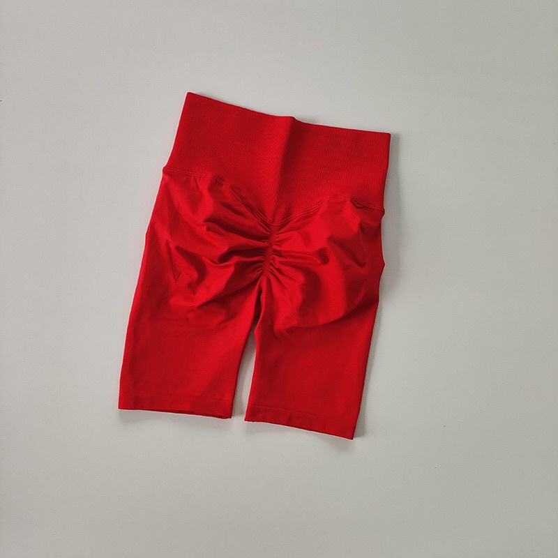 Quần đùi ngố chun mông QC tập gym,yoga gen cao nữ