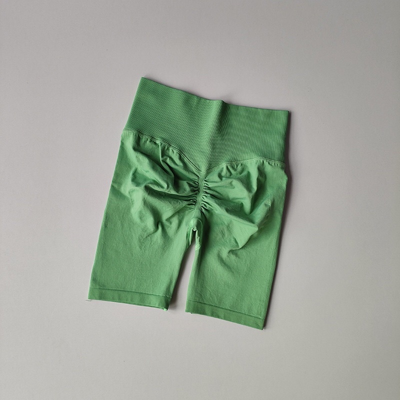 Quần đùi ngố chun mông QC tập gym,yoga gen cao nữ