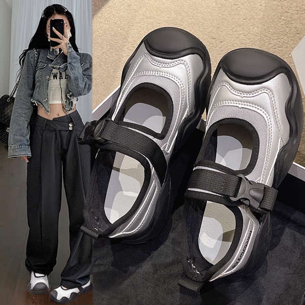 Mùa Hè Năm 2023 Phong Cách Mới Giày Thể Thao Giản Dị Đế Dày