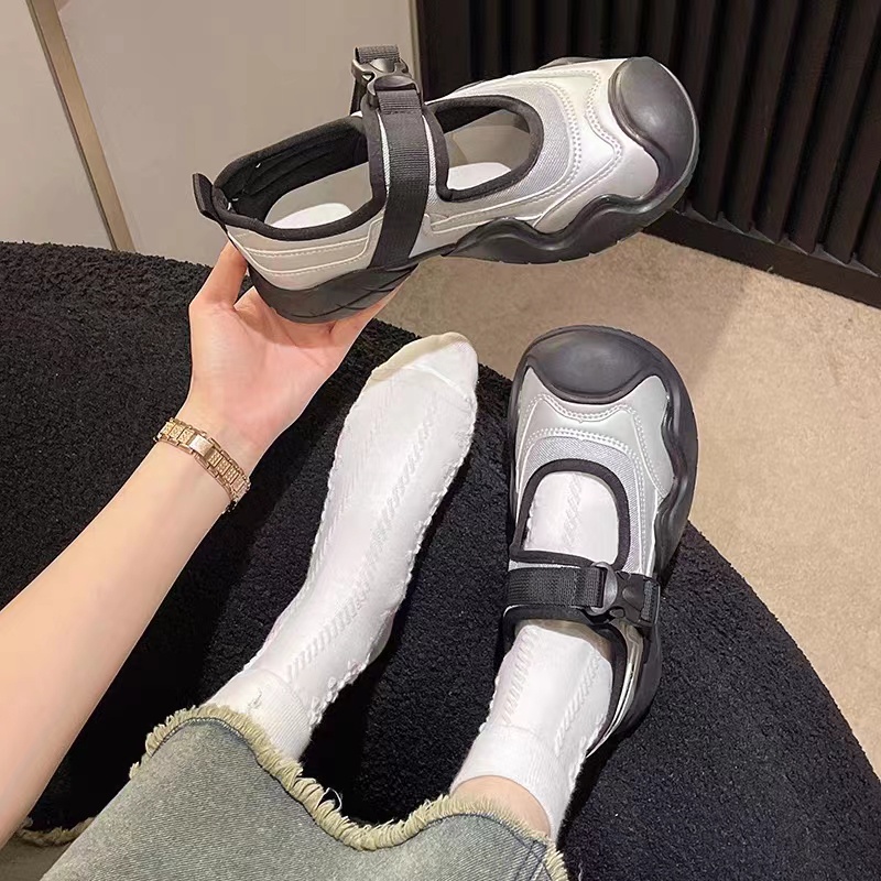 Mùa Hè Năm 2023 Phong Cách Mới Giày Thể Thao Giản Dị Đế Dày