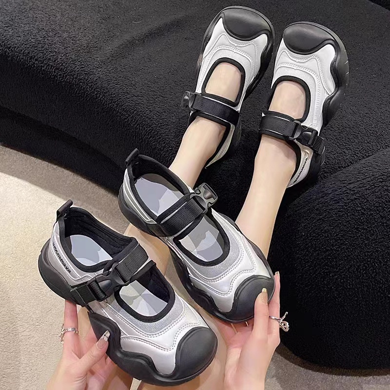 Mùa Hè Năm 2023 Phong Cách Mới Giày Thể Thao Giản Dị Đế Dày