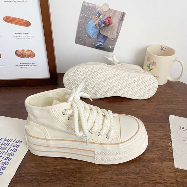 Dễ Thương Giày Sneaker Phong Cách Nhật Bản Xinh Xắn Cho Nữ