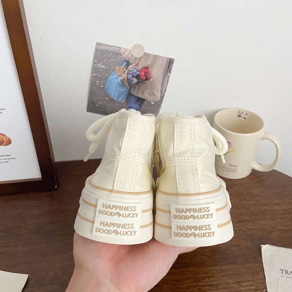 Dễ Thương Giày Sneaker Phong Cách Nhật Bản Xinh Xắn Cho Nữ