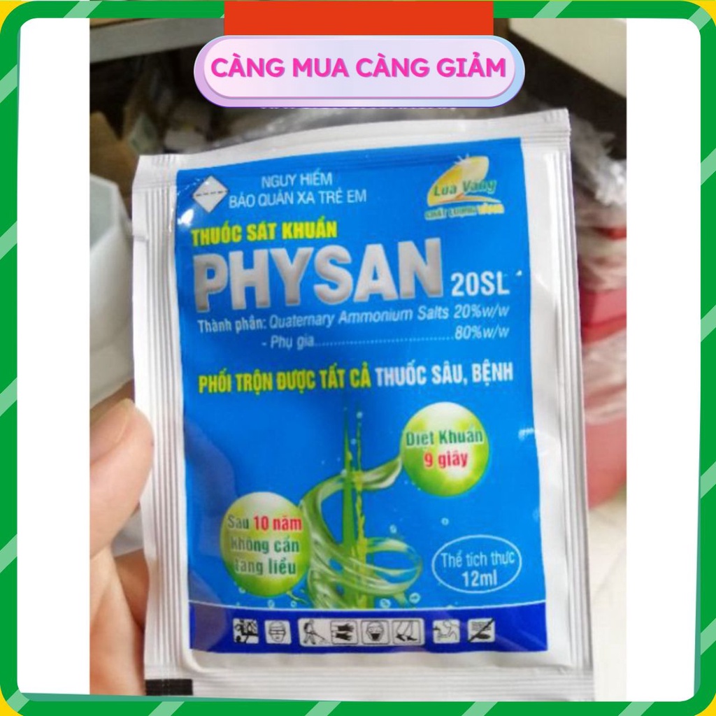 [SIEURE] sát khuẩn Physan 20SL đặc trị thối nhũn cho lan hàng đẹp, phân phối chuyên nghiệp. - Làm vườn