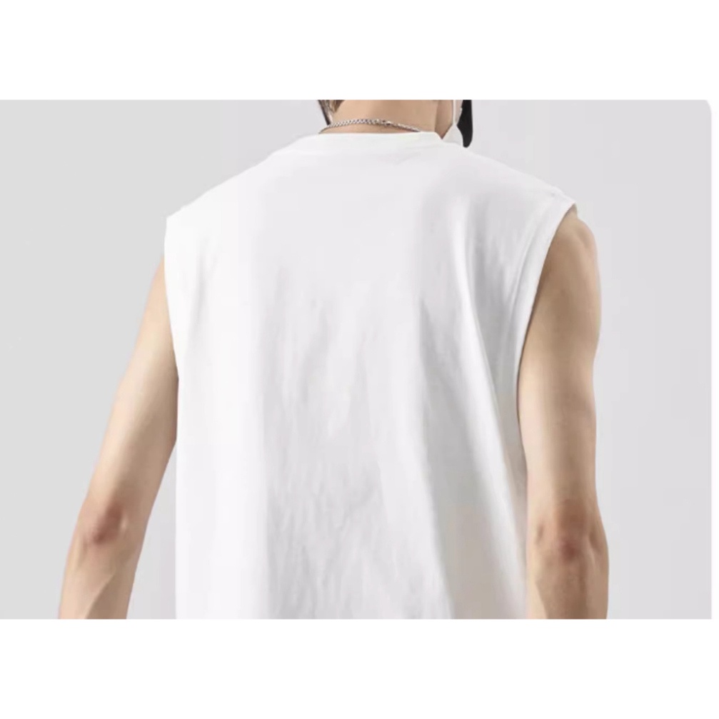 Áo ba lỗ - Áo Tank Top unisex  co giãn thấm hút mồ hôi, chất liệu cotton 100% in chữ C5BALRD