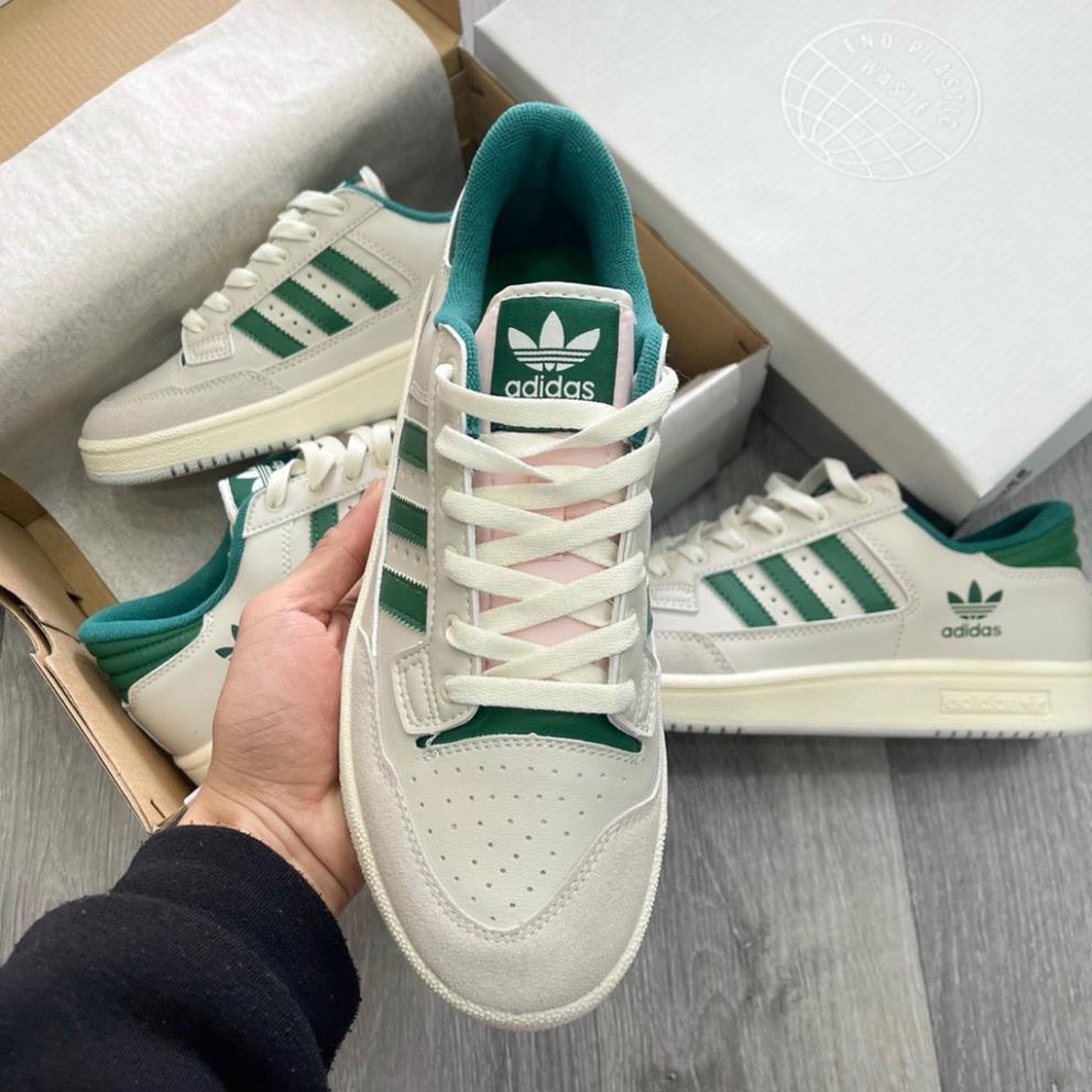 Giày sneaker nam nữ adidas Forum low 85 , Das forum sọc xanh lá mới nhất 2022 full box